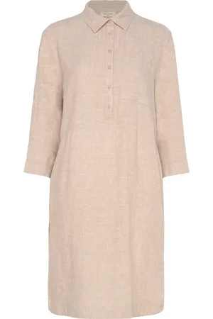 Freequent Fqlaluna-Dress Polvipituinen Mekko Beige
