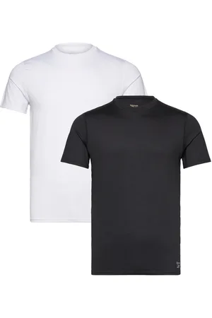 Reebok Mens Reebok Fitted Tshirt Clancy 2P Tops T-shirts Short-sleeved Multi/patterned