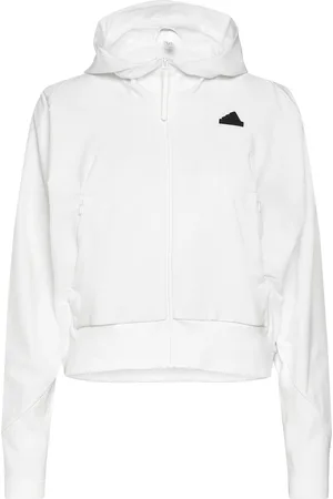 adidas W Z.n.e. Wvn Fz Tops Sweat-shirts & Hoodies Hoodies White