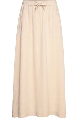 INWEAR Ellieiw Skirt Pitkä Hame Beige