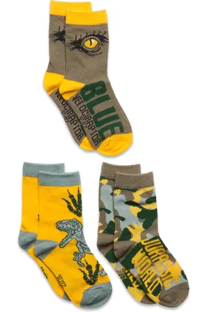 Jurassic World Socks Sukat Yellow