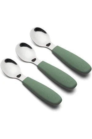 Nuuroo Theodor Spoons 3 Pack Home Meal Time Cutlery Green