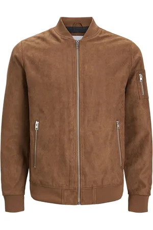 JACK & JONES Jjerocky Faux Suede Bomber Noos Bombertakki Takki Brown Jack & J S