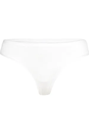 Organic Basics Core Rib Thong Stringit Alusvaatteet White