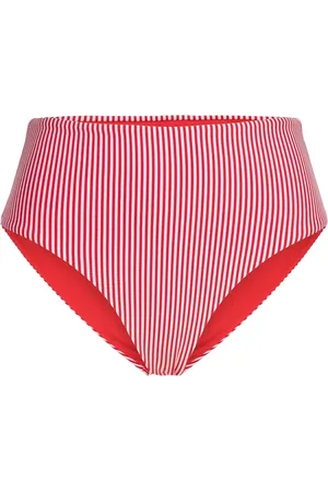 Missya Santorini High Tai Swimwear Bikinis Bikini Bottoms High Waist Bikinis Red