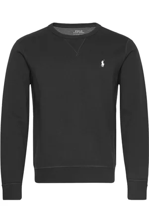 Ralph Lauren Double-Knit Sweatshirt Tops Sweat-shirts & Hoodies Sweat-shirts Black