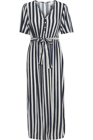 Ichi Ihmarrakech Aop Dr17 Polvipituinen Mekko Navy