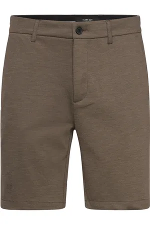 Clean Cut Milano Brendon Jersey Shorts Bottoms Shorts Chinos Shorts Brown