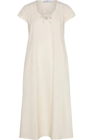 Coster Copenhagen Cc Heart Aliza Dress With Gathering Polvipituinen Mekko Cream