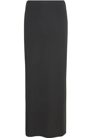 Gina Tricot Low Waist Maxi Skirt Pitkä Hame Black