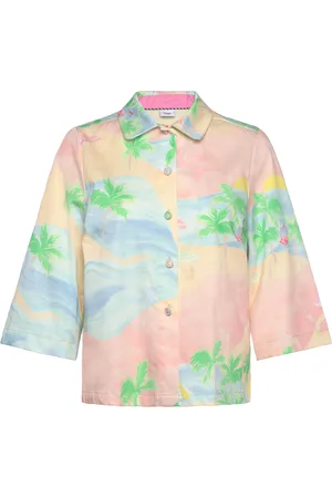 Numph Nukarmen Shirt Tops Shirts Short-sleeved Multi/patterned