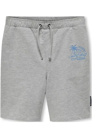 ONLY Kobfelix Shorts Box Ub Swt Bottoms Shorts Grey