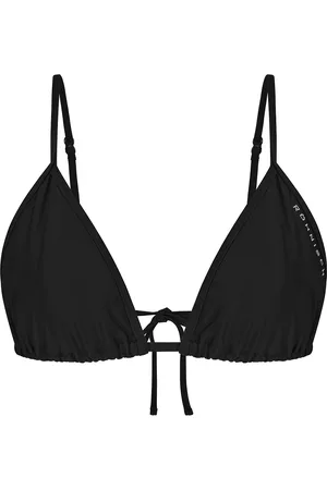 Röhnisch Tiwa Bikini Top Swimwear Bikinis Bikini Tops Triangle Bikinitops Black