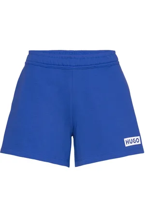 Hugo Blue Classic Shorts_B_1 Bottoms Shorts Sweat Shorts Blue