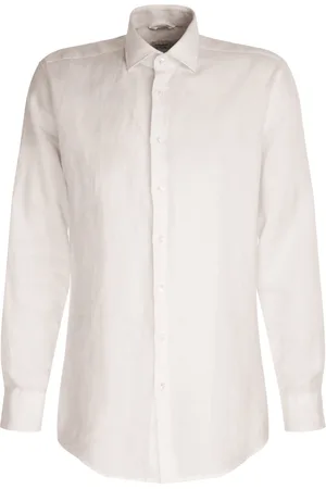 Seidensticker Cityhemden 1/1 Arm Tops Shirts Casual White