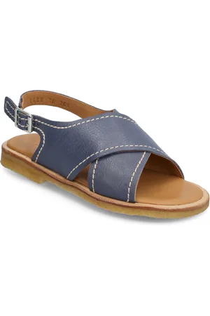 ANGULUS Sandals - Flat - Open Toe - Op Shoes Summer Shoes Sandals Blue