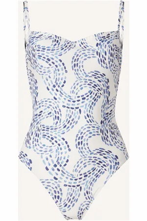Lexington Eva Printed Swimsuit Uimapuku Uima-asut Blue