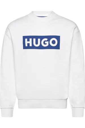 Hugo Blue Niero Tops Sweat-shirts & Hoodies Sweat-shirts White