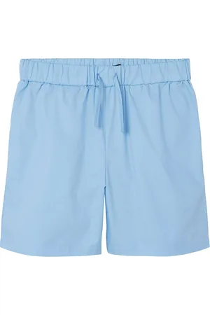 LMTD Nlffouise Poplin Shorts Bottoms Shorts Blue