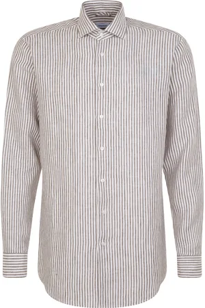 Seidensticker Cityhemden 1/1 Arm Tops Shirts Casual Grey