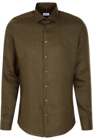 Seidensticker Cityhemden 1/1 Arm Tops Shirts Casual Green