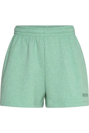 ROTATE Elasticated Shorts Bottoms Shorts Sweat Shorts Green