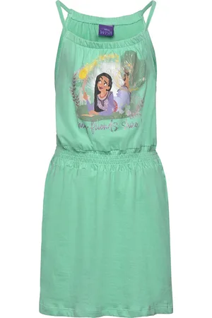 Princesses Elastic Dress Dresses & Skirts Dresses Casual Dresses Sleeveless Casual Dresses Blue
