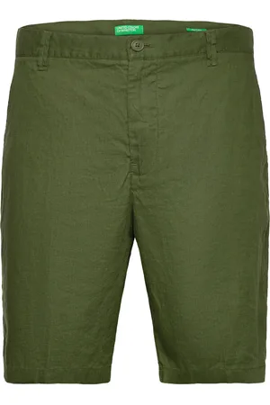 Benetton Shorts Bottoms Shorts Casual Green