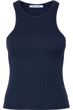 Samsøe Samsøe Sahelene Tank Top 15277 Tops T-shirts & Tops Sleeveless Navy