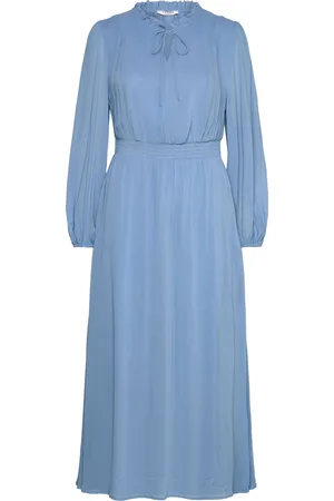 Claire Woman Dotta - Dress Polvipituinen Mekko Blue