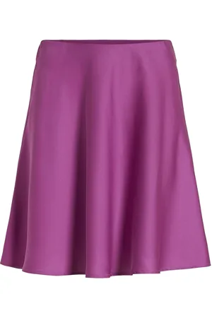 VILA Viellette Hw Short Skirt Lyhyt Hame Purple