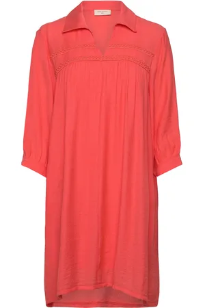 Freequent Fqmaira-Dress Lyhyt Mekko Coral