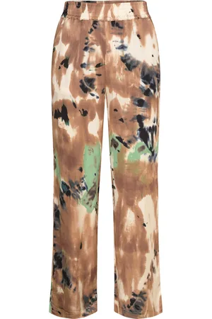soyaconcept Sc-Dona Bottoms Trousers Wide Leg Brown