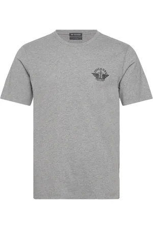 Dockers Graphic Tee Graphic Tops T-shirts Short-sleeved Grey
