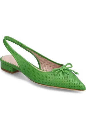 Kate Spade Veronica Designers Heels Pumps Sling Backs Green