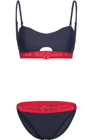 Fila Sanming Bandeau Bikini Sport Bikinis Bikini Sets Black