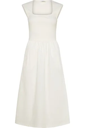 Soaked in Luxury Slsim Phoebe Dress Maksimekko Juhlamekko Cream