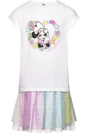 Minnie Tshirt & Skirt Sets Sets With Short-sleeved T-shirt Multi/patterned