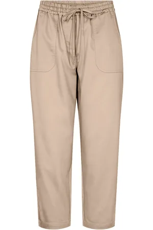 soyaconcept Sc-Akila Bottoms Trousers Joggers Beige