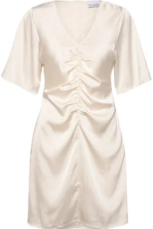 Noella Soli Dress Lyhyt Mekko Cream