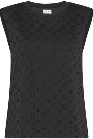 Ichi Ihnatalia To Tops T-shirts & Tops Sleeveless Black