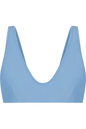 Röhnisch Ayan Bikini Top Swimwear Bikinis Bikini Tops Bandeau Bikinitops Blue