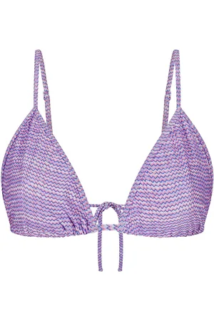 Röhnisch Tiwa Bikini Top Swimwear Bikinis Bikini Tops Triangle Bikinitops Purple
