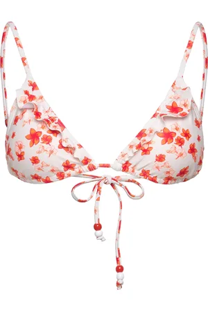 Beck Söndergaard Francille Bella Frill Bikini Top Swimwear Bikinis Bikini Tops Triangle Bikinitops Multi/patterned