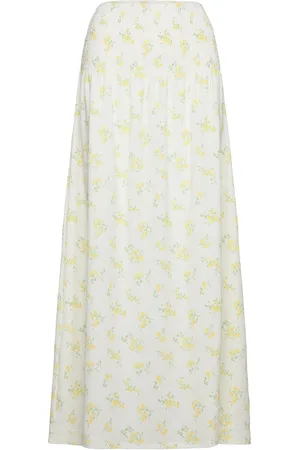 Gina Tricot Smock Maxi Skirt Maksimekko Juhlamekko Multi/patterned