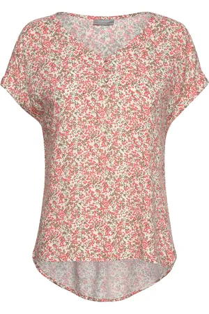 FRANSA Frrelax Bl 1 Tops Blouses Short-sleeved Red