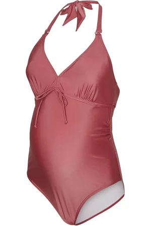 Mama;licious Mlmolly Halter Padded Swimsuit 2F Uimapuku Uima-asut Pink