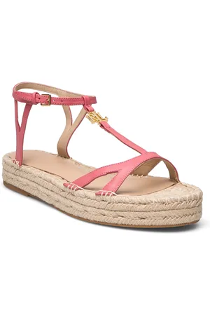 Ralph Lauren Payton Nappa Leather Espadrille Matalat Sandaalit Espadrillot Pink