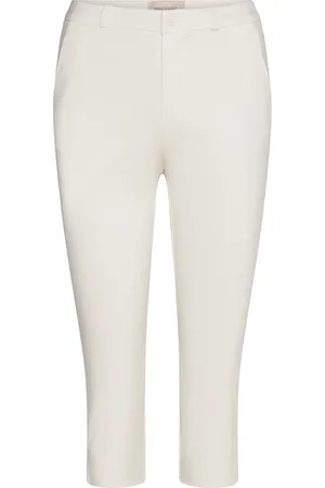 Freequent Fqsolvej-Ca Bottoms Trousers Culottes White