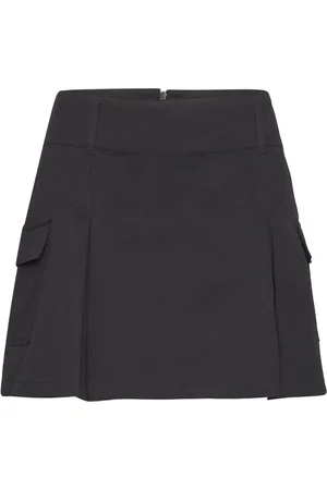 Lindex Skirt Petra Lyhyt Hame Black